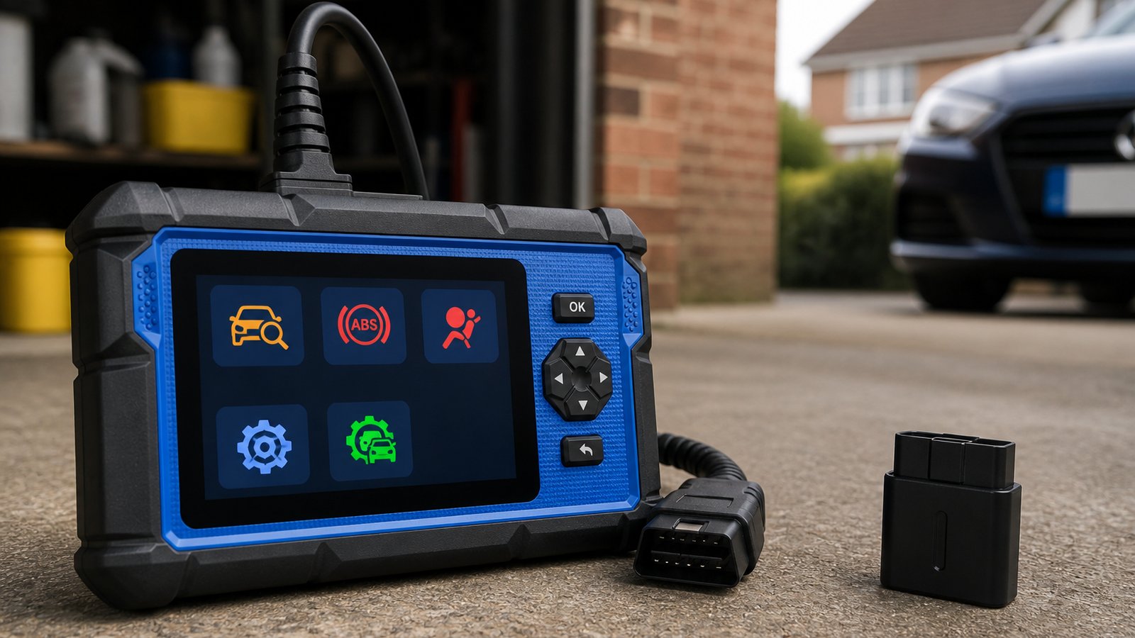 Four-system handheld scanner versus a tiny bluetooth dongle
